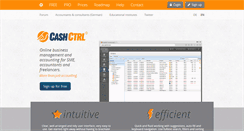 Desktop Screenshot of cashctrl.com