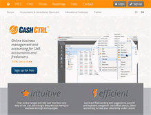 Tablet Screenshot of cashctrl.com